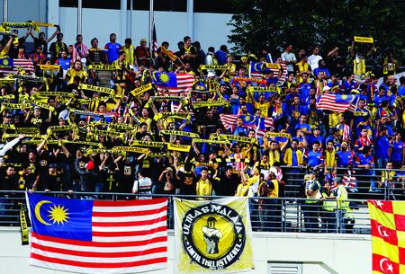 Malaysia fans in Singapore