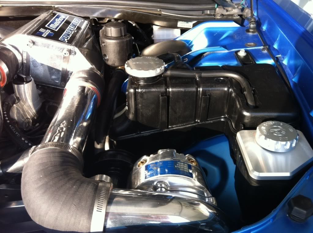 Painted my coolant reservoir Page 2 Dodge Challenger Forum