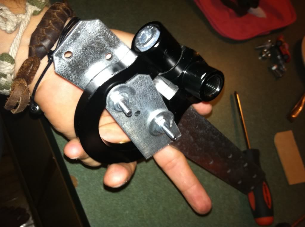 DIY Custom Tow Hook License Plate Bracket