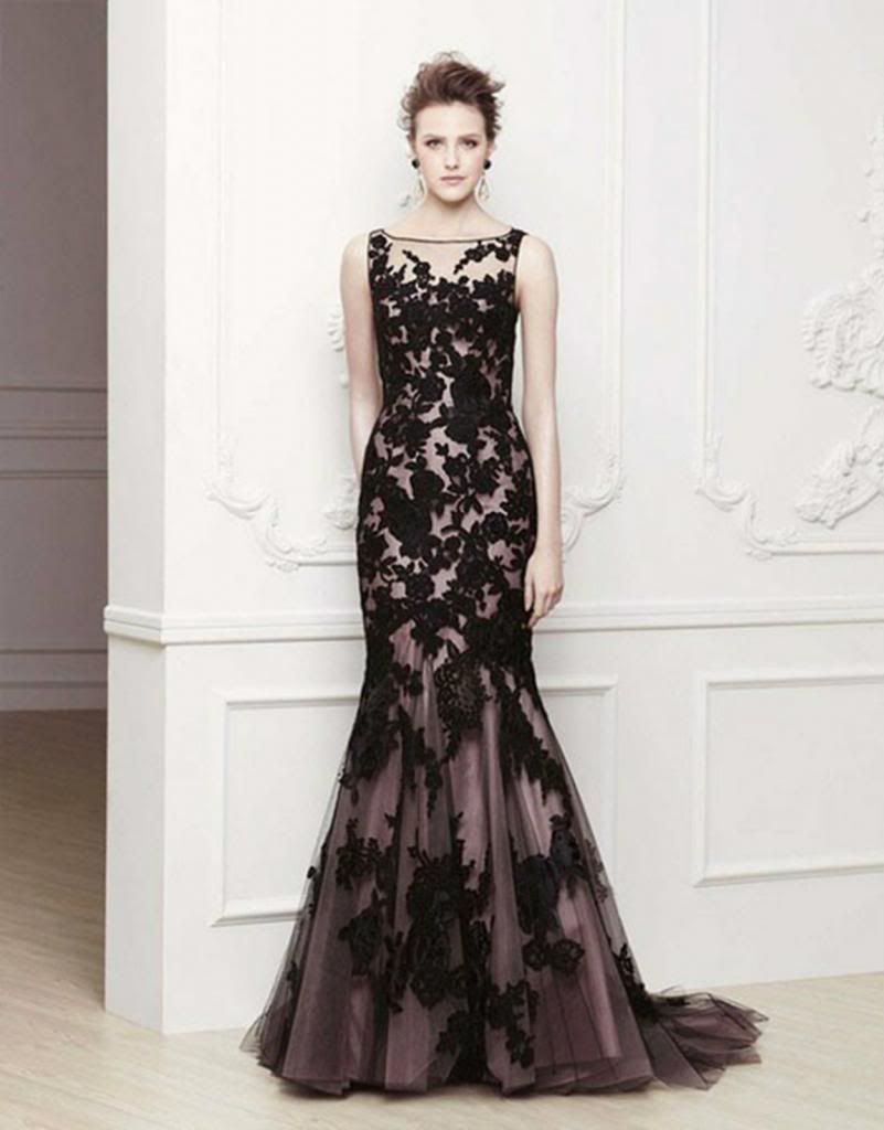 high neck mermaid gown
