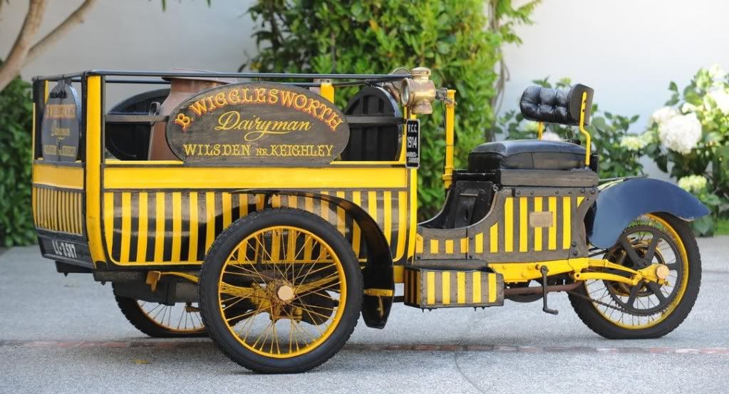 1914 Warrick 6hp Carrier Tri-Car Milk Float