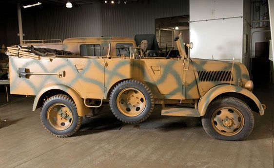 1944 Phanomen Granit 1500A 4x4 Kfz 70 Personnel Car