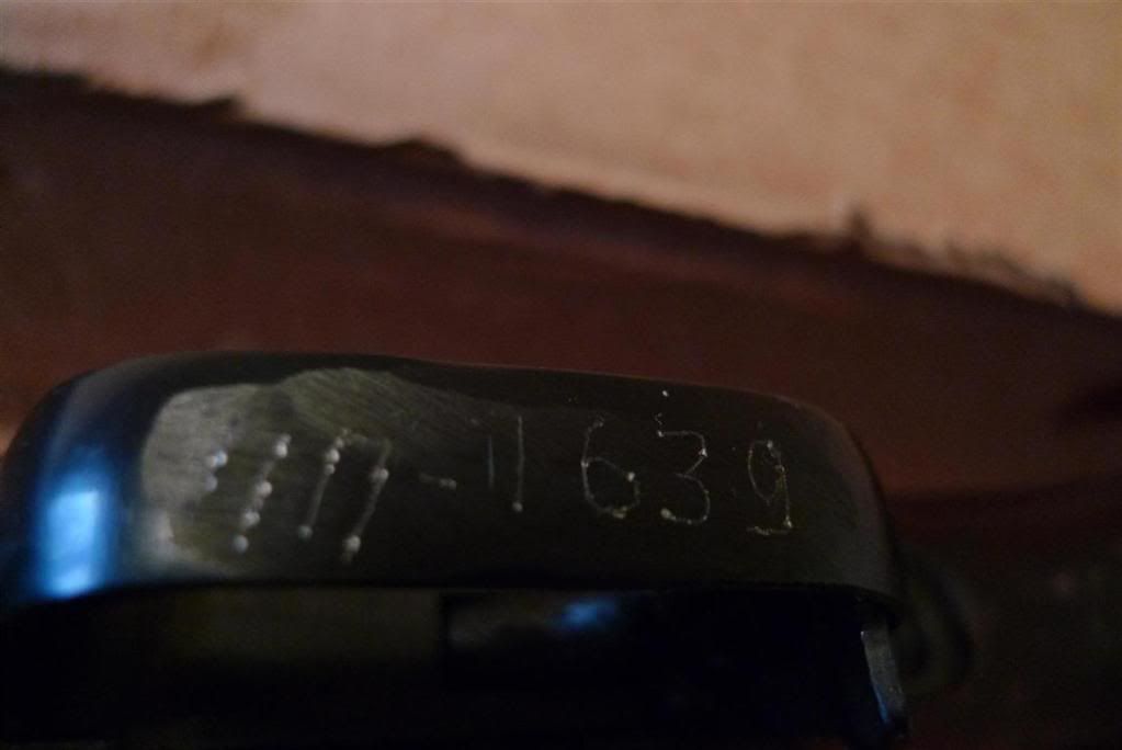 c. the most bizarre thing - serial number on the trigger guard does not match the rest - it's 1639 vs 1659! (probably by mistake). Here is some pictures: