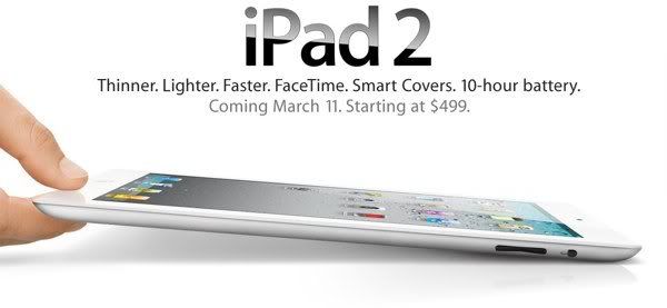 iPad 2 Release Date March 11