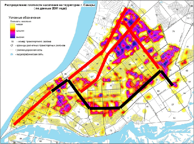 Карта плотности населения самары - 89 фото