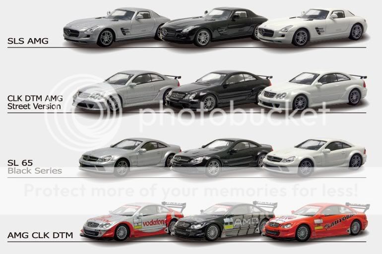 Mercedes Benz CLK DTM AMG street version black 164 KYOSHO miniature 