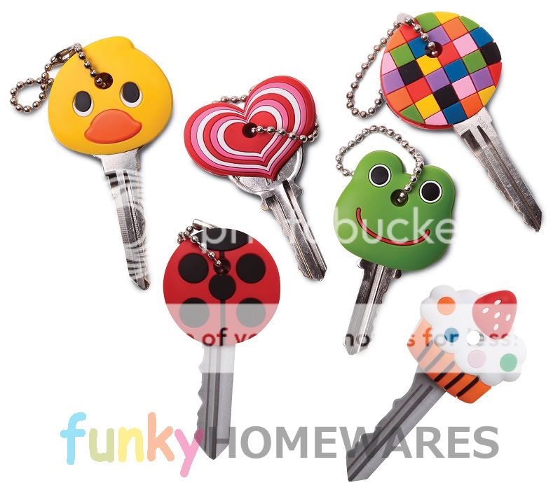 DCI Fun Key Cover Kitsch Retro Multi Colour Key Cap