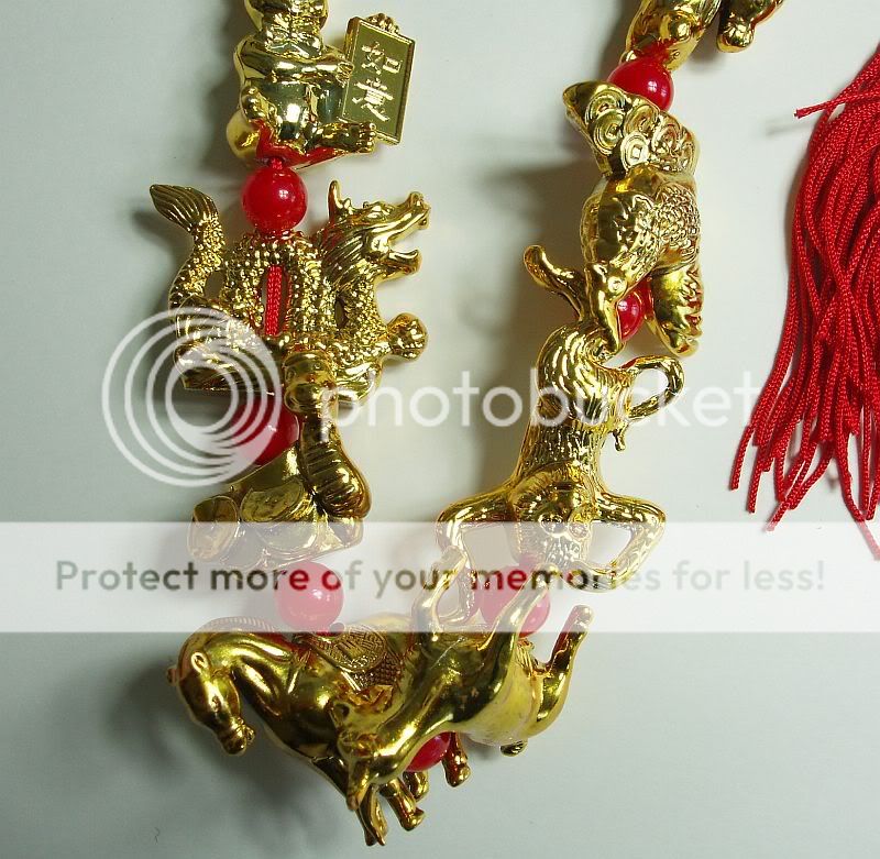 FENG SHUI 12 ZODIAC AMULET HANGING brings good luck  