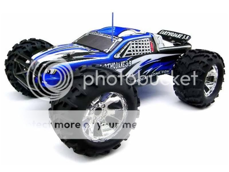 Redcat Racing Earthquake 3.5 1/8 Scale Nitro Monster Truck (Blue/Black 